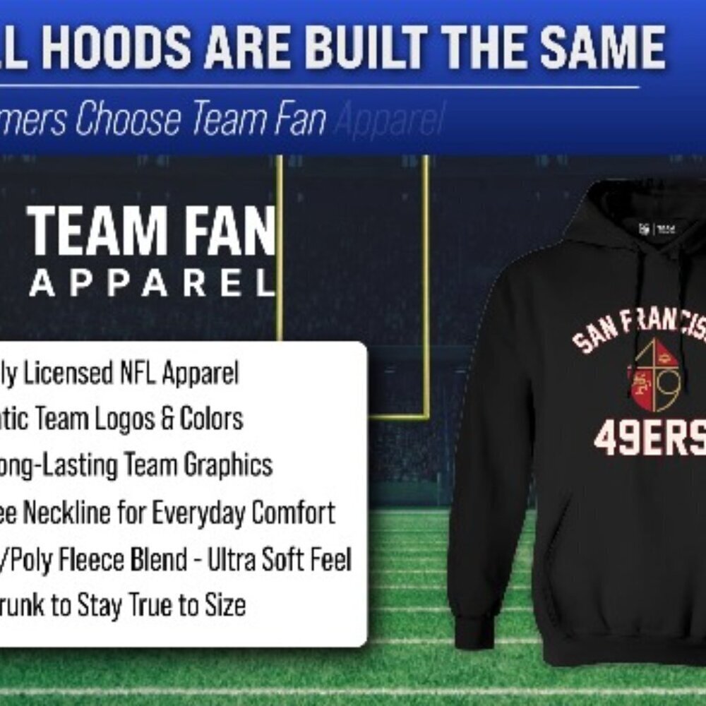 Retro Gameday Hoodie Ultra Soft Fleece Unisex True Fit Vintage Style - Picture 3 of 3
